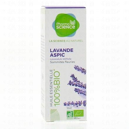 Huile essentielle de Lavande Aspic bio flacon 10 ml