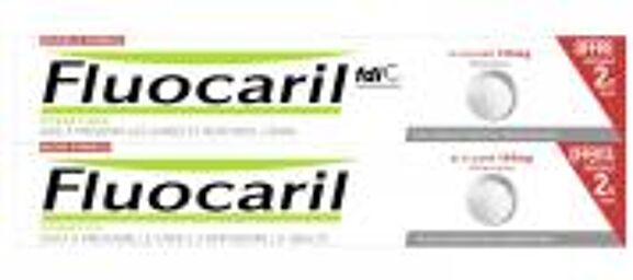 Dentifrice bi-Fluoré Blancheur 2 x 145 mg - Lot 2 x 75 ml
