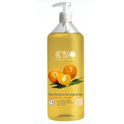 Ce'Bio Gel Bain Douche Agrumes Mandarine Orange 500ml