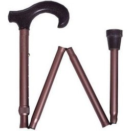 Bastón Derby Plegable Regulable Aluminio Bronce 1ud