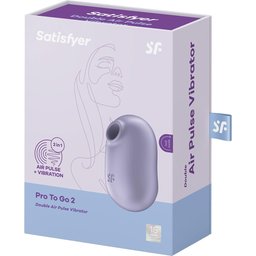 Pro To Go 2 Stimulateur et Vibrateur Violet 1ut