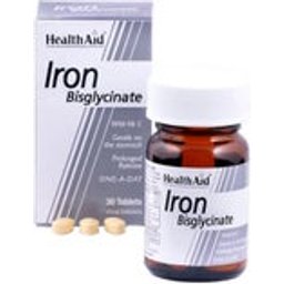 Health Aid Hierro Bisglicinato 30mg 30comp *