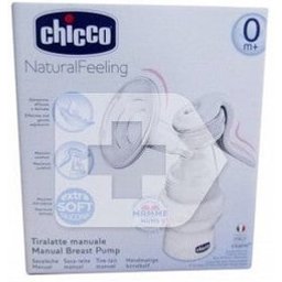 Chicco™ Natural Feeling Manual Breast Pumps 0m+ avec mamelon en silicone 1pc