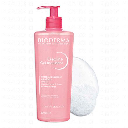 Créaline - Gel moussant flacon pompe 500ml