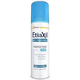 - Déodorant Anti-transpirant - Traitement Transpiration Modérée - Aisselles - Protection 48h - Aérosol - Fabriqué en France
