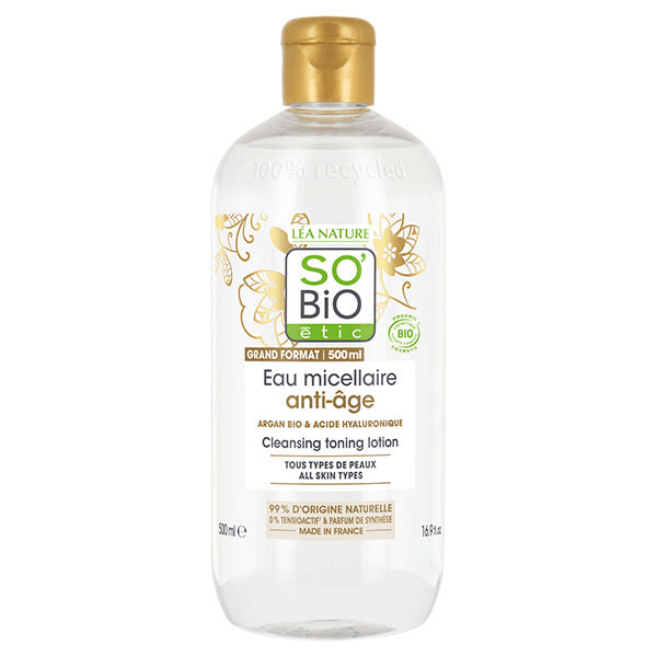 So'Bio Étic Précieux Argan Eau Micellaire Anti-Âge Argan Bio 500ml