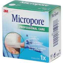 Micropore Sparadrap Chirurgical 2.5cm x 5m 1530/2B