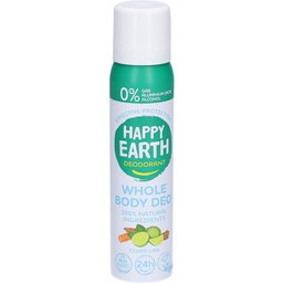 Happy Earth Déodorant pour tout le corps cèdre et citron vert