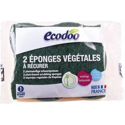 Eponge avec tampon à récurer 2 pcs
