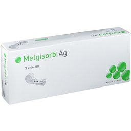 Melgisorb® Ag Pansements alginate antimicrobiens 3 x 44 cm