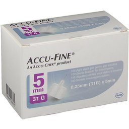 Accu-Fine® Aiguilles 0,25 mm x 5 mm (32G)