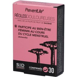 SID Nutrition – PreventLife Règles Douloureuses avec baobab et alchémille
