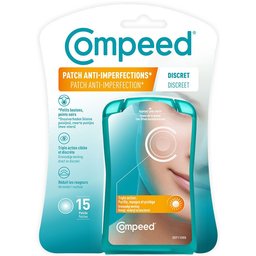 Compeed® - Patchs anti-imperfections discrets - patchs hydrocolloides - 15 patchs
