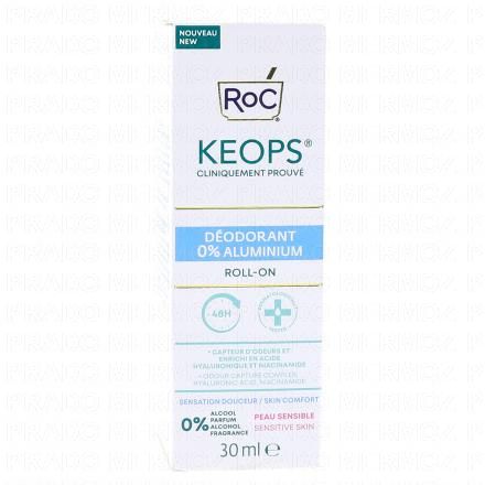 Keops - Déodorant Roll On 0% Aluminium 48h 30ml