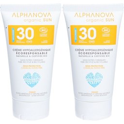 Crème Solaire Certifiée BIO Hypoallergénique Visage SPF 30