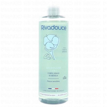Gel douche 3 en 1 coton & amande 400ml