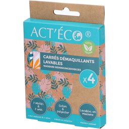 Carrés démaquillants lavables