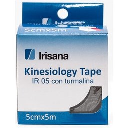 Bandage Neuromusculaire Noir avec Tormaline 5cmx5m 1ud