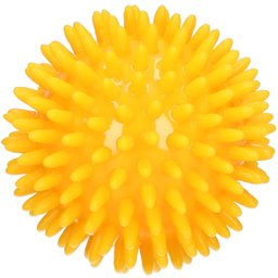 balle de massage à picots ø8cm jaune