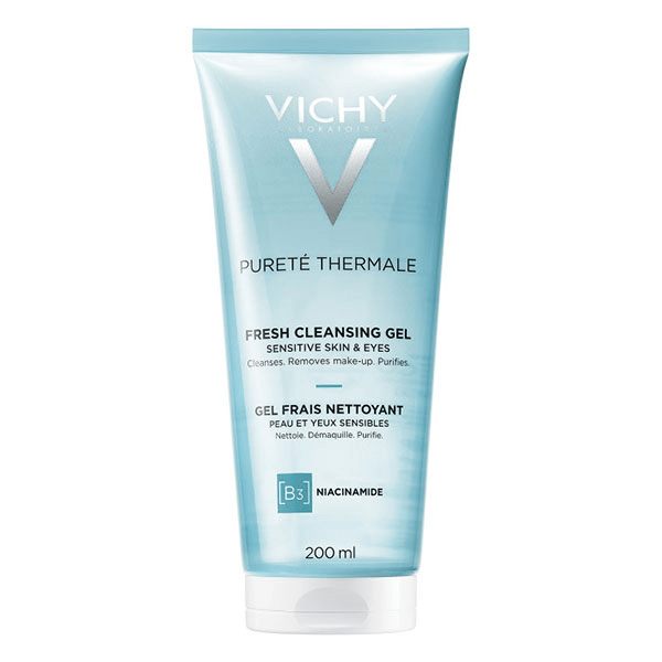 Pureté Thermale Gel Nettoyant Démaquillant Visage & Yeux pour Peaux Sensibles