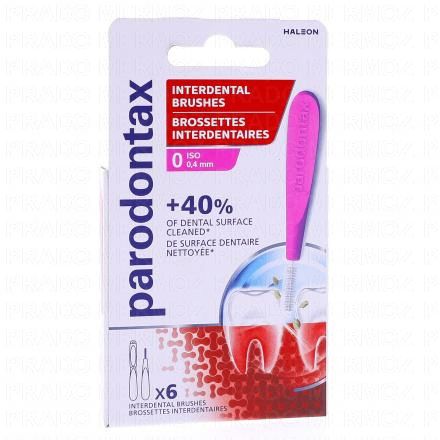 Brossettes Interdentaires taille 0 (0,4mm)
