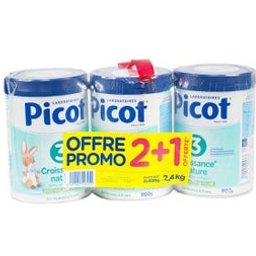 3 Croissance Nature 3x800g