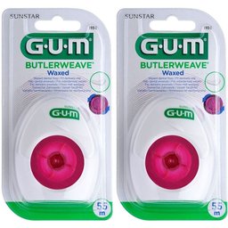 Gum® Butlerweave fil dentaire cylindrique ciré