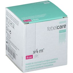 Febelcare® Haft Bande de fixation élastique cohésive 4 cm x 4 m