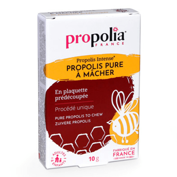 Propolis Intense Propolis Pure à Mâcher Pré-Découpée 10g