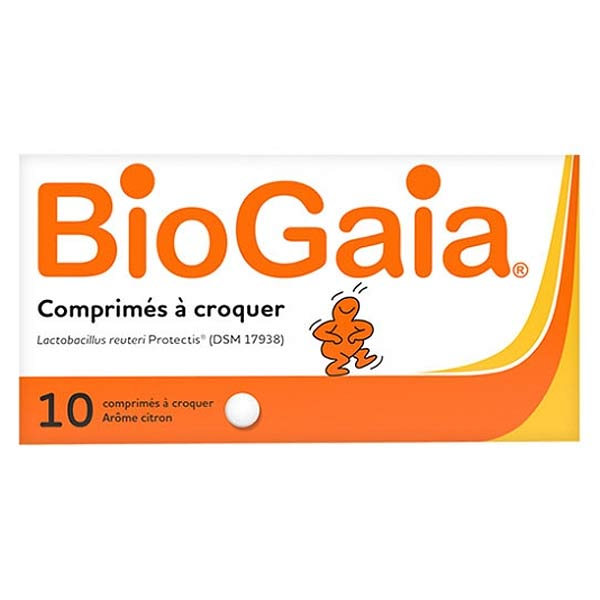 Probiotiques Lactobacillus Reuteri Protectis Arôme Citron 10 comprimés
