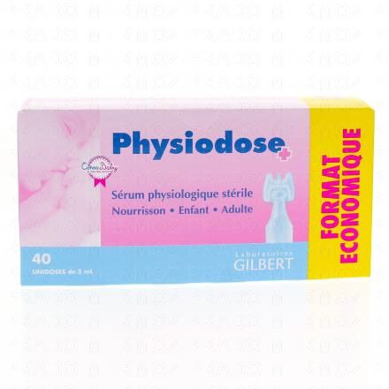 Sérum physiologique boite de 40 doses