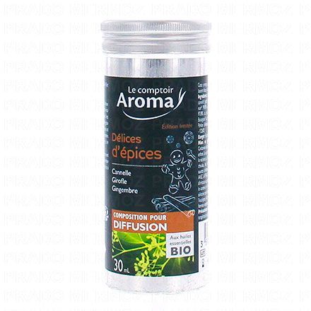 LE COMPTOIR AROMA Solution à diffuser Délices d'épices 30ml