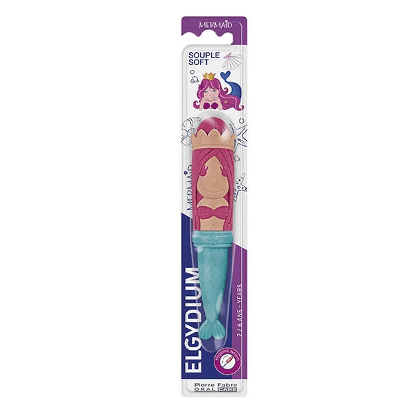 Kids Mermaid 2 à 6 ans Brosse à dents enfant
