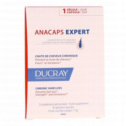 Anacaps Expert - Chute de cheveux chronique 30 gélules