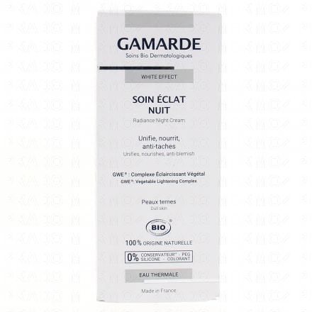 White effect soin éclat nuit bio tube 40g
