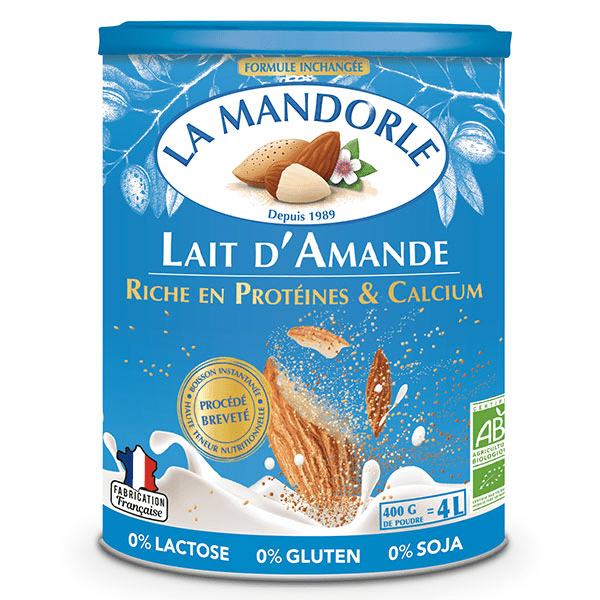 Boisson Instantanée en Poudre Lait d'Amande Bio 400g