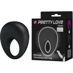 Anneau vibrant Piège noir 1pc