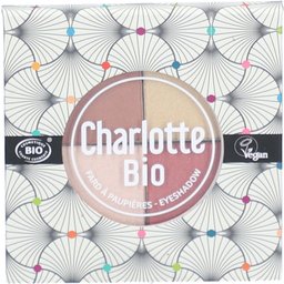 Charlotte Bio La palette de 4 fards à paupières BIO - Nude Rose