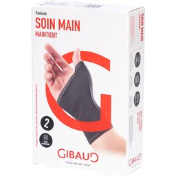 Gibaud Soin Main Maintien - Orthèse Poignet-pouce de maintien Taille 2 16-17 cm