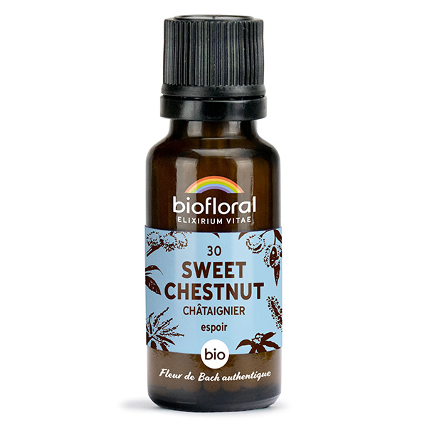 30 Sweet Chestnut Chataignier Granules Bio Fleur De Bach 19,5 Gr