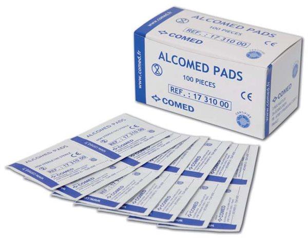 Tampons Alcoolisés - Boîte de 100