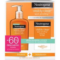 Pack Hydratant + Nettoyant quotidien Neutrogena Visibly Clear®