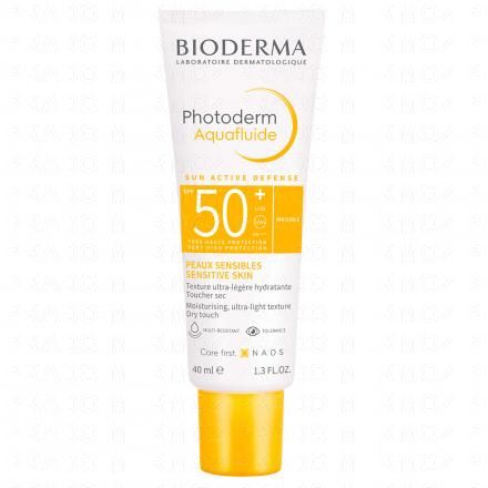 Photoderm - Aquafluide Crème solaire peau sensible SPF50+ 40ml