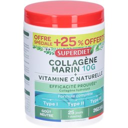 Superdiet Collagène Marin Vitamine C Naturelle