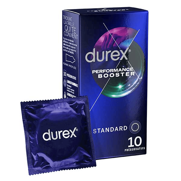Préservatifs Performance Booster - 10 Préservatifs Effet Longue Durée