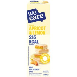 We Care Meal Replacement Bars Apricot & Lemon