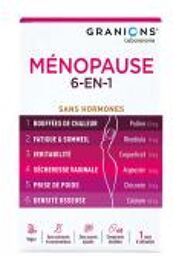 Ménopause 6en1 60 Comprimés - Boîte 60 comprimés sécables
