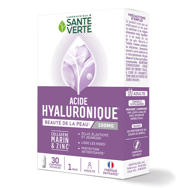 Acide Hyaluronique 200mg 30 comprimés