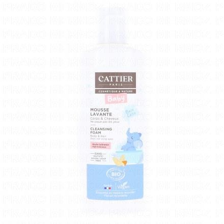 Bébé mousse lavante cheveux & corps bio flacon 150ml