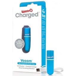 Vibrating Bullet Vooom Blue 1pc